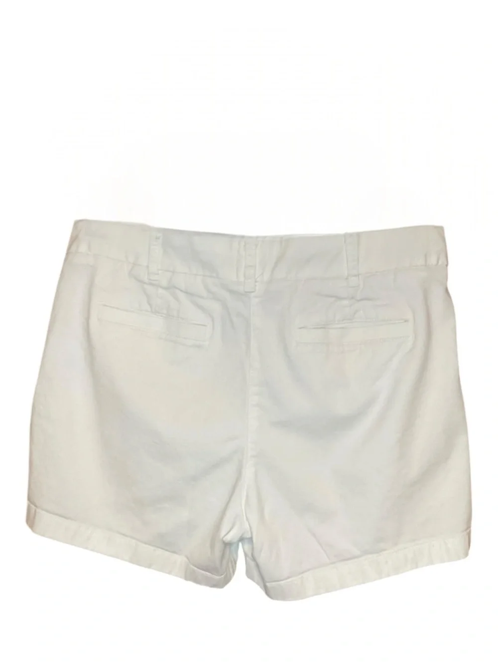 J. Crew White 5 Inch Khaki Shorts Size 8